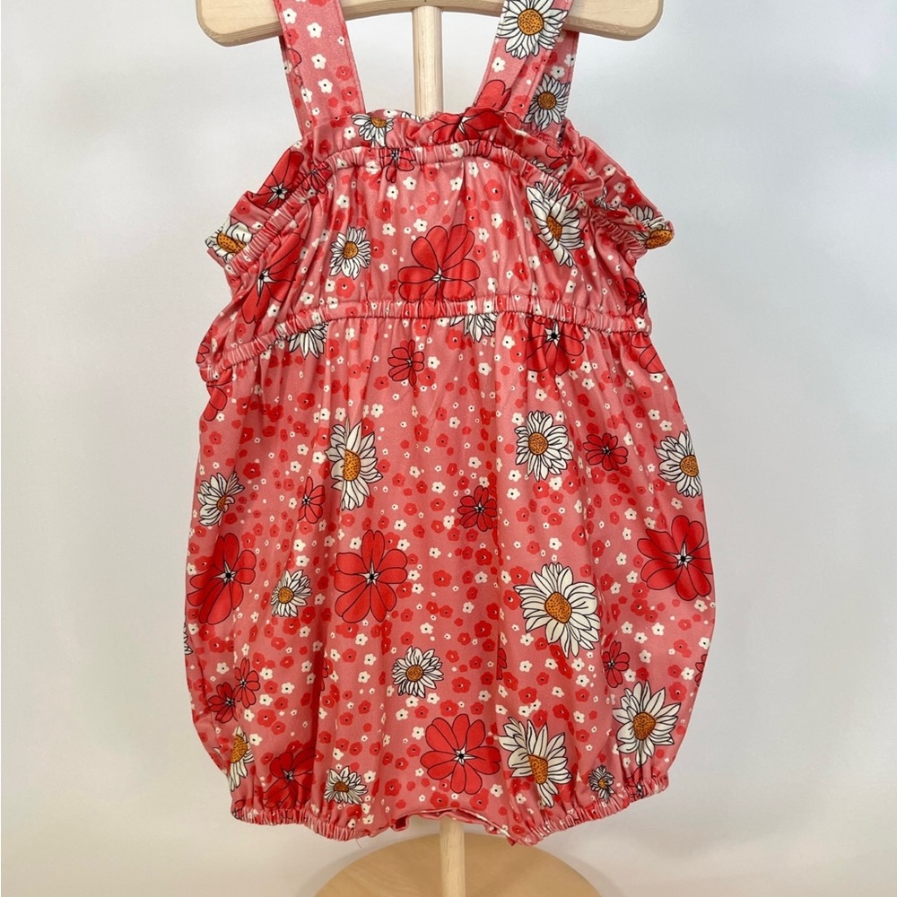 NWOT Baby Girl Pink Power Romper